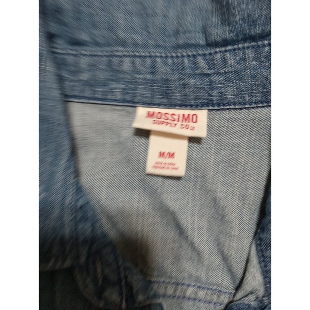 MOSSIMO Jeans Dress Womens MEDIUM Waist BLUE Preowned Casual Work Date Used - Picture 5 of 7